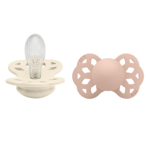 BIBS Infinity Silicone Symmetrical Size 2 Ivory/