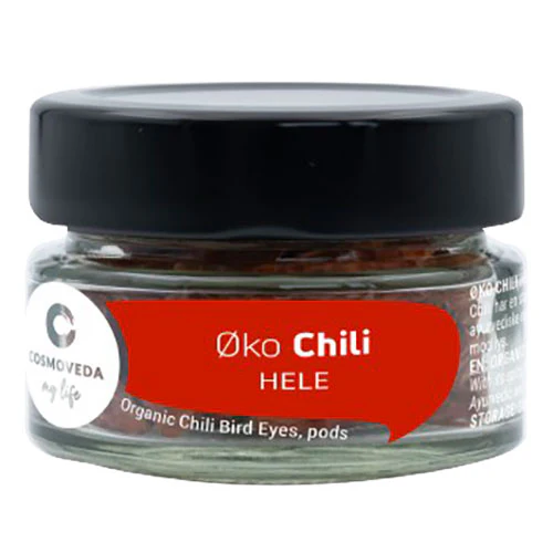 Chili hele stykker (birds eye) Ø