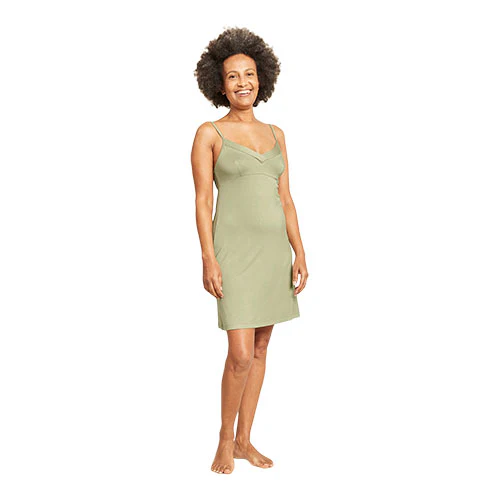 Goodnight Slip Sleep Dress Sage str. L