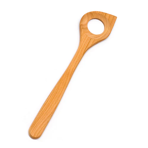 Grydeske m. hul 30 cm kirsebærtræ