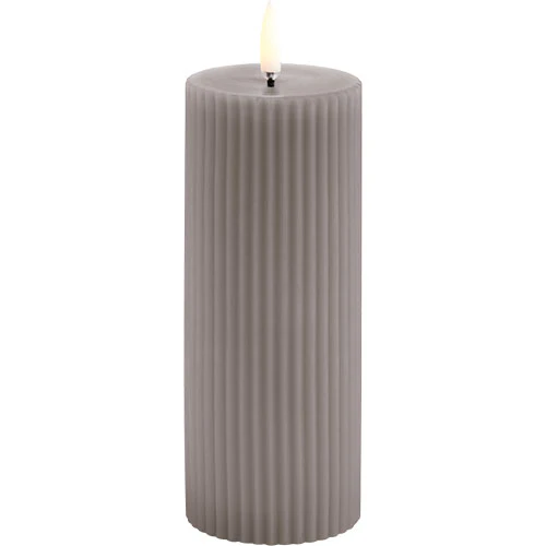 LED grooved Bloklys, Sandstone, Smooth, 5,8x15 cm