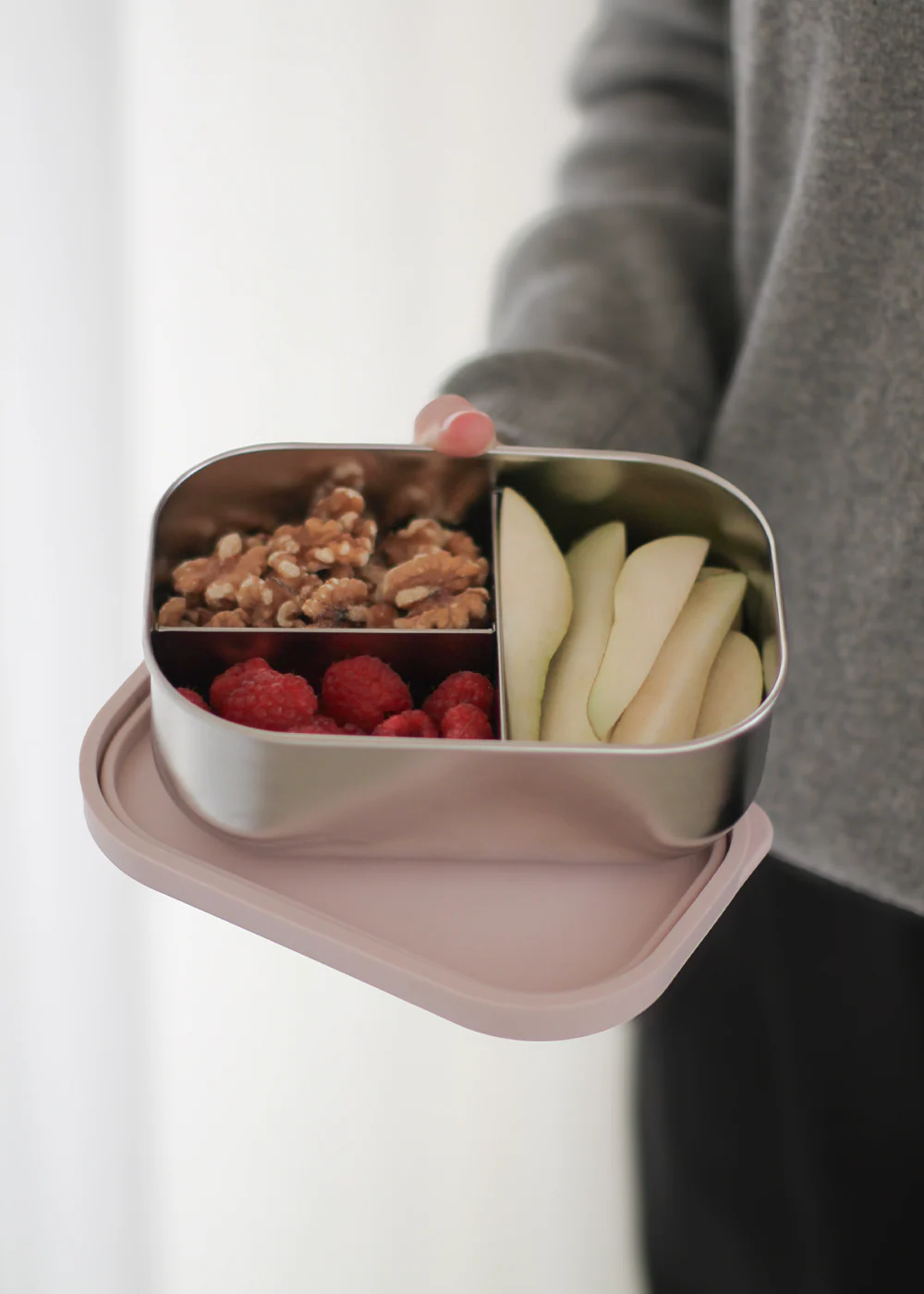 Lunch Box 900 ml - Soft Rose - Image 2