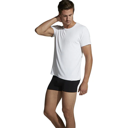 Men´s Crew Neck T-shirt hvid str. L