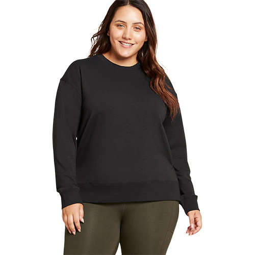Women´s Weekend Crew Pullover sort str. M