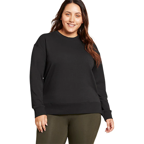 Women´s Weekend Crew Pullover sort str. S